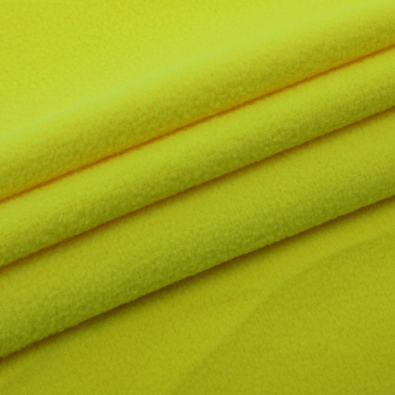 High Visibility Florescent 100% Polyester Brushed Fabric for Safety Jacket