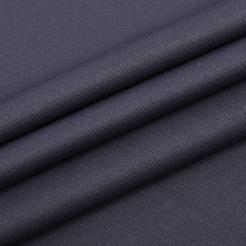 220Gsm Pique Fabric 100% Polyester Circular Knitted Fabric