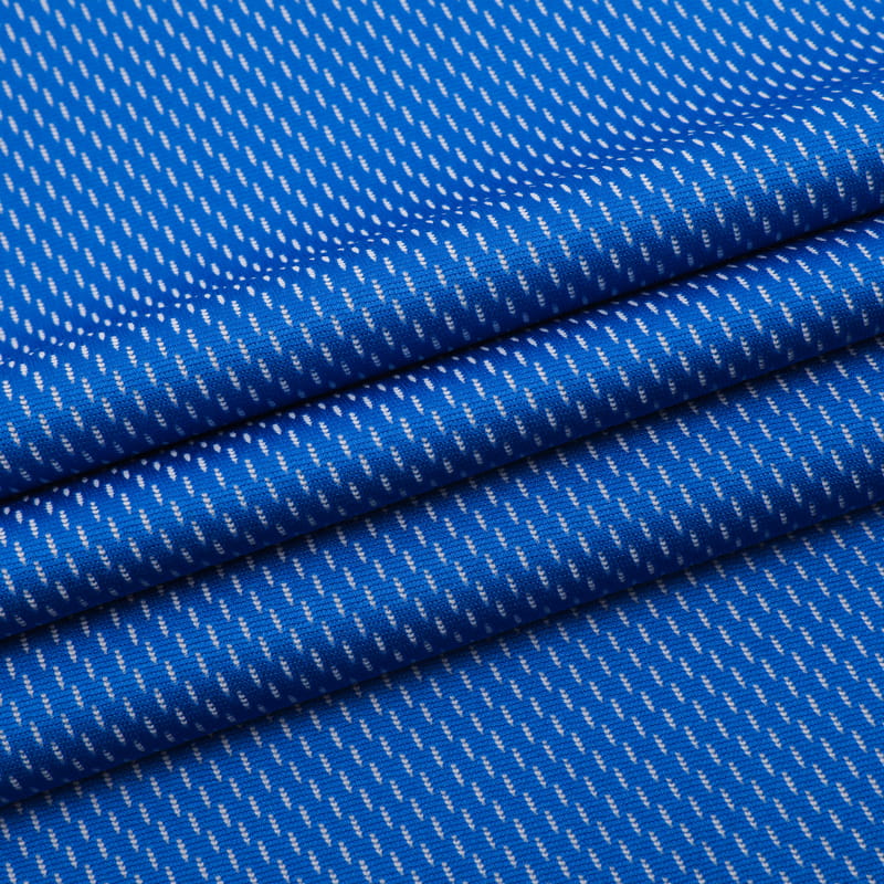 190Gsm 100% Cationic Polyester 2 Color Bird Eye Mesh Fabric