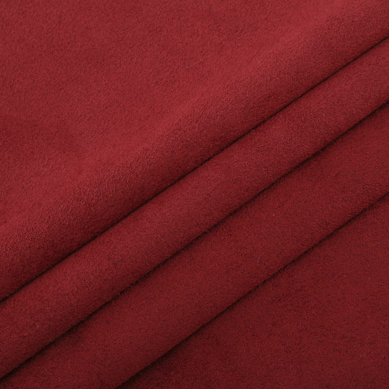 Faux Suede 100% Polyester Knitted Fabric For Apparel.